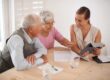 Parkside Cares | Seniors speaking with a consultant
